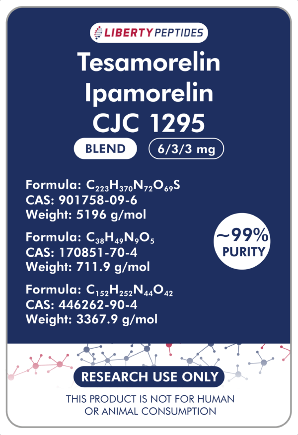 Tesa + Ipamorelin + CJC 1295 blend (6/3/3 mg)