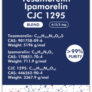 Tesamorelin + Ipamorelin + CJC 1295 blend (6/3/3 mg)