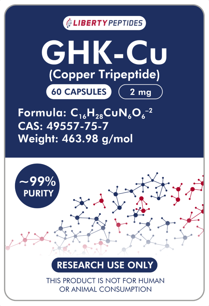 GHK-Cu (Copper Tripeptide) (2mg x 60 Capsules)
